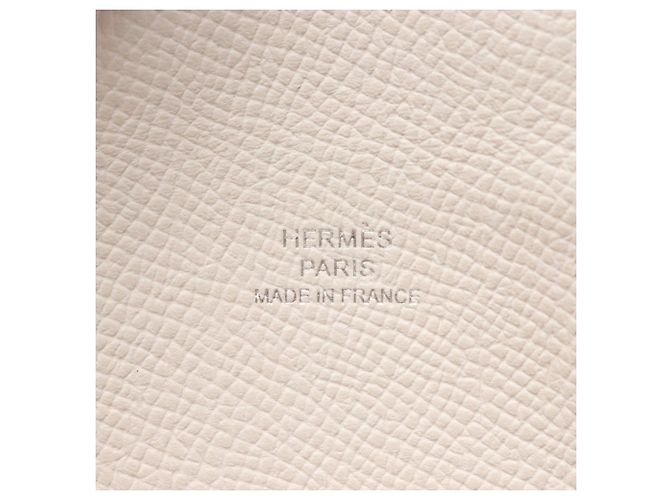 Cartera Calvi de Hermès - Monedero Blanco - vista 5