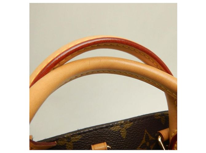 Borsa Louis Vuitton Monogram Montaigne BB Marrone - vista 11