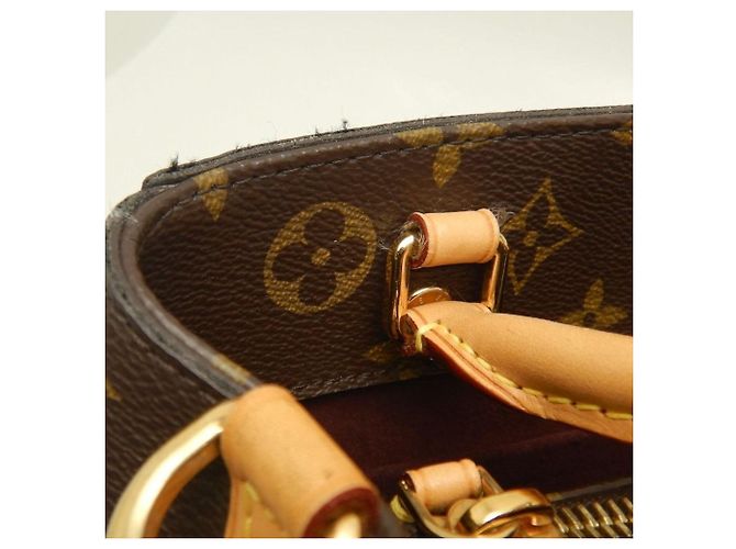 Borsa Louis Vuitton Monogram Montaigne BB Marrone - vista 13
