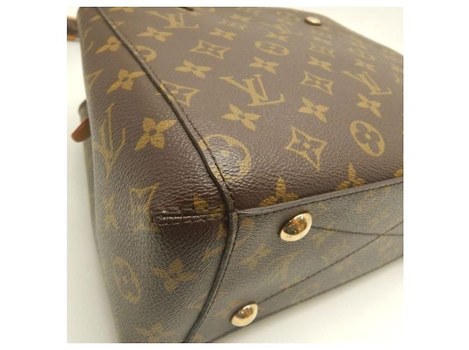 Borsa Louis Vuitton Monogram Montaigne BB Marrone - vista 16