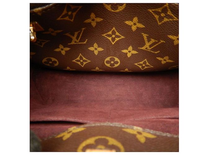 Borsa Louis Vuitton Monogram Montaigne BB Marrone - vista 19