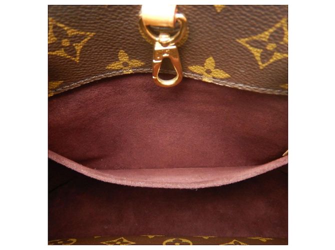 Borsa Louis Vuitton Monogram Montaigne BB Marrone - vista 21