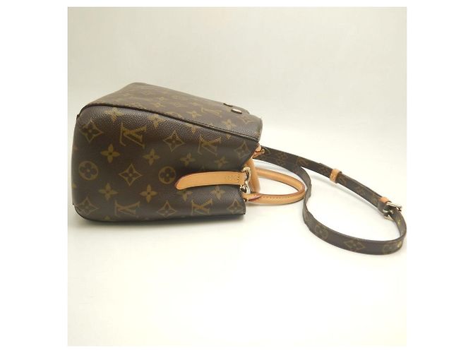 Borsa Louis Vuitton Monogram Montaigne BB Marrone - vista 6