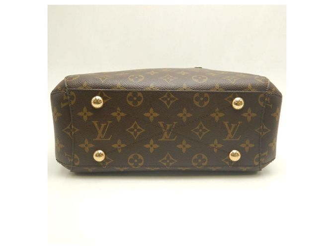 Borsa Louis Vuitton Monogram Montaigne BB Marrone - vista 7
