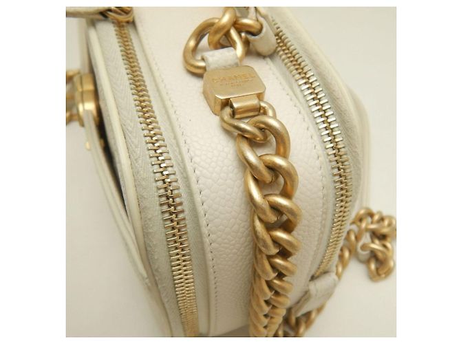 Borsa a tracolla vanity bianca Chanel Bianco - vista 10