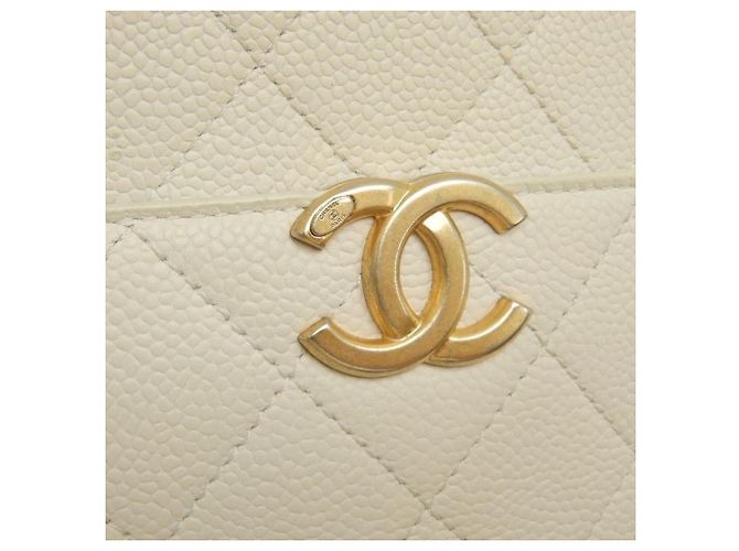 Borsa a tracolla vanity bianca Chanel Bianco - vista 13