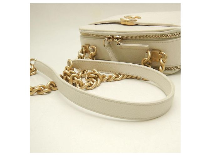 Borsa a tracolla vanity bianca Chanel Bianco - vista 3