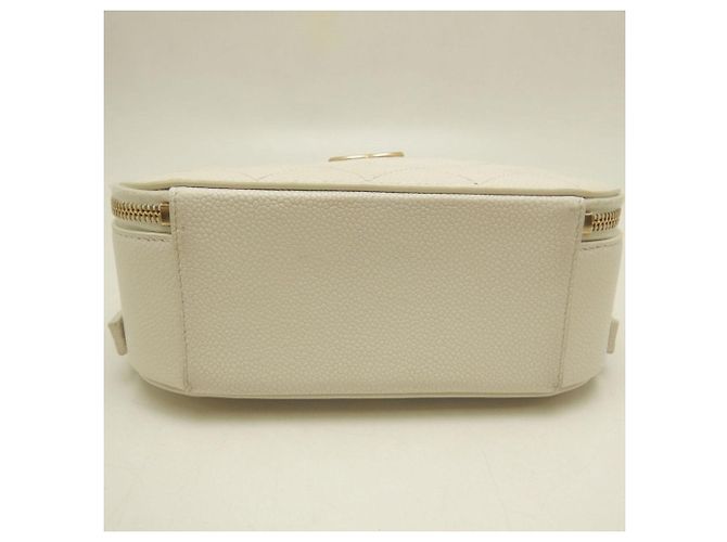 Borsa a tracolla vanity bianca Chanel Bianco - vista 5