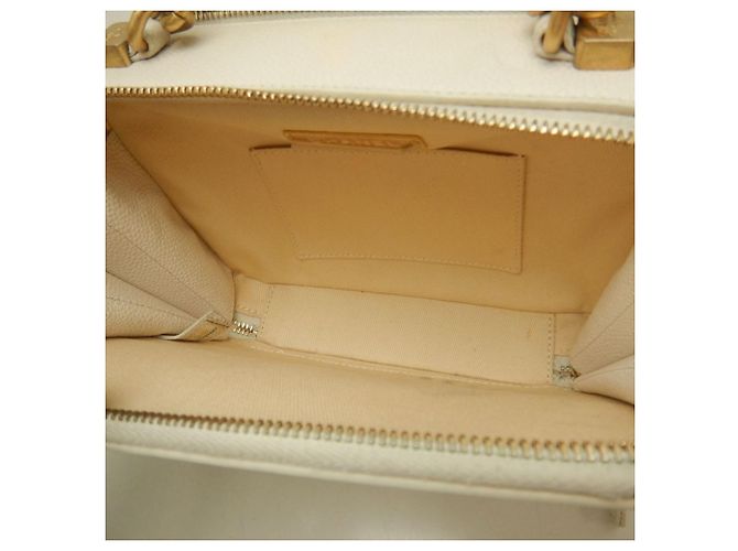 Borsa a tracolla vanity bianca Chanel Bianco - vista 7