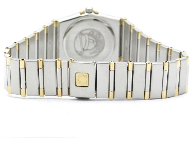 Relógio OMEGA Constellation em ouro 18K e aço para mulher - vista 5