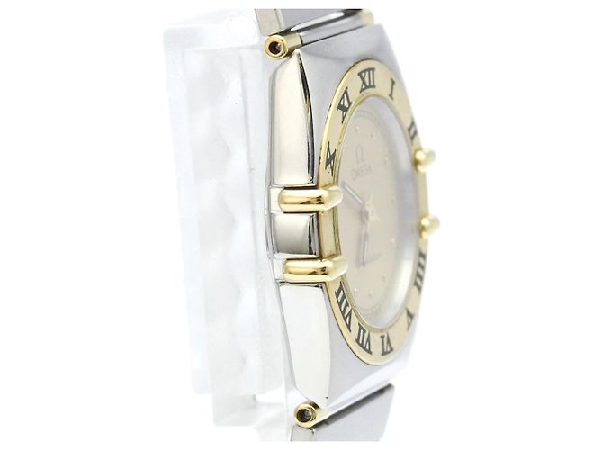 Relógio OMEGA Constellation em ouro 18K e aço para mulher - vista 8