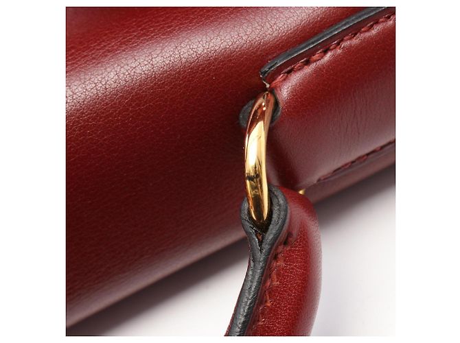 Hermès Zaino/Borsa Hermes Kelly Ad GM Rosso Bordò - vista 10