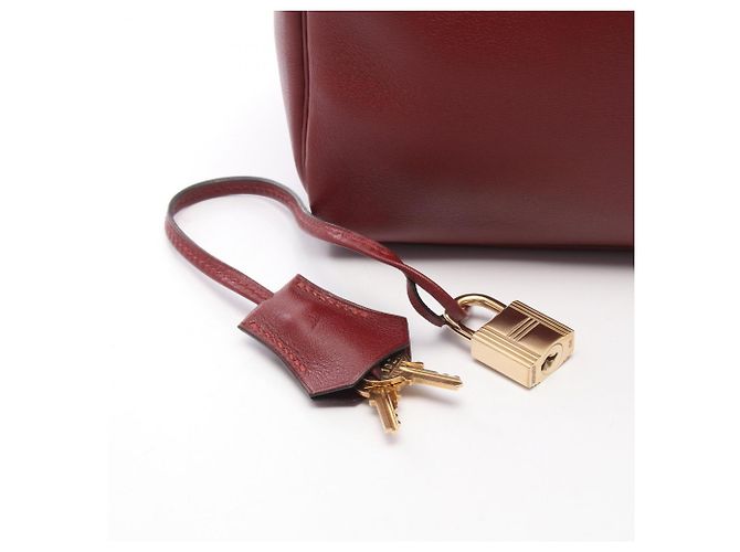 Hermès Zaino/Borsa Hermes Kelly Ad GM Rosso Bordò - vista 6