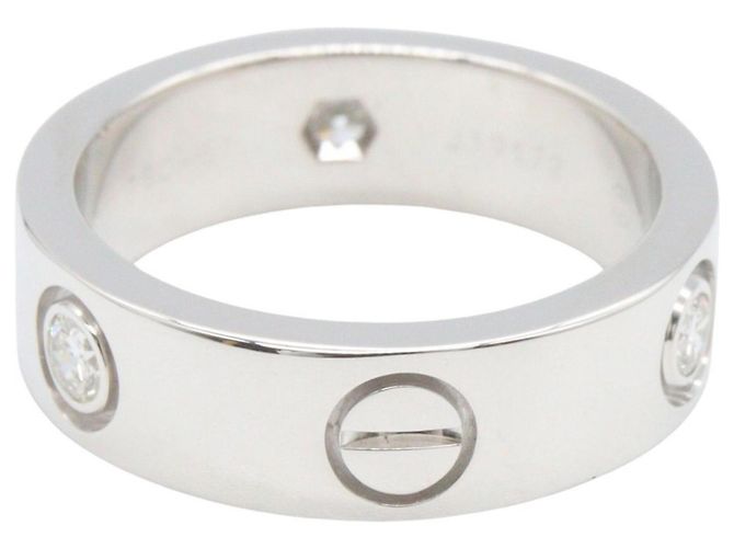 Cartier Love Ring aus 18K Weißgold Silber - Ansicht 3