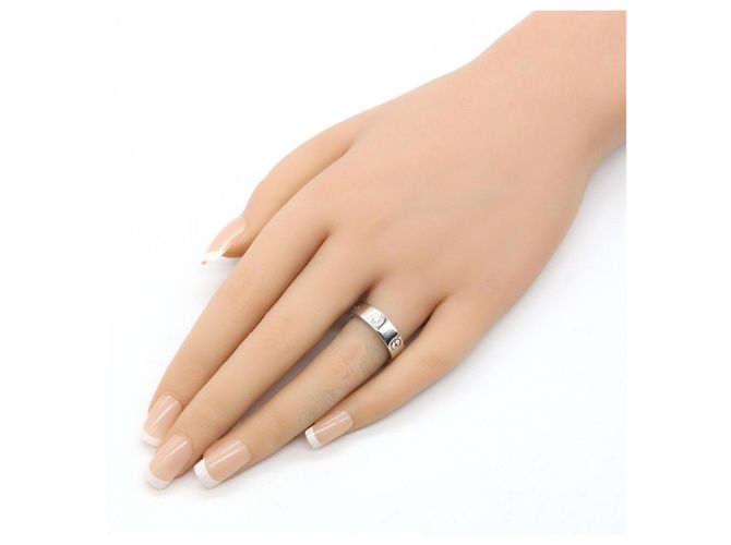 Cartier Love Ring aus 18K Weißgold Silber - Ansicht 7