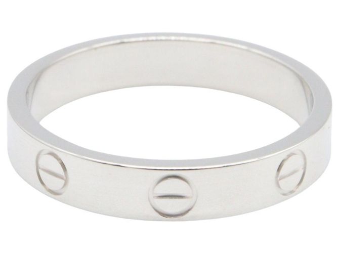 Anello Cartier Mini Love in oro bianco 18K - vista 2