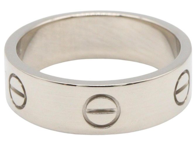 Cartier Love Ring aus 18K Weißgold Silber - Ansicht 2