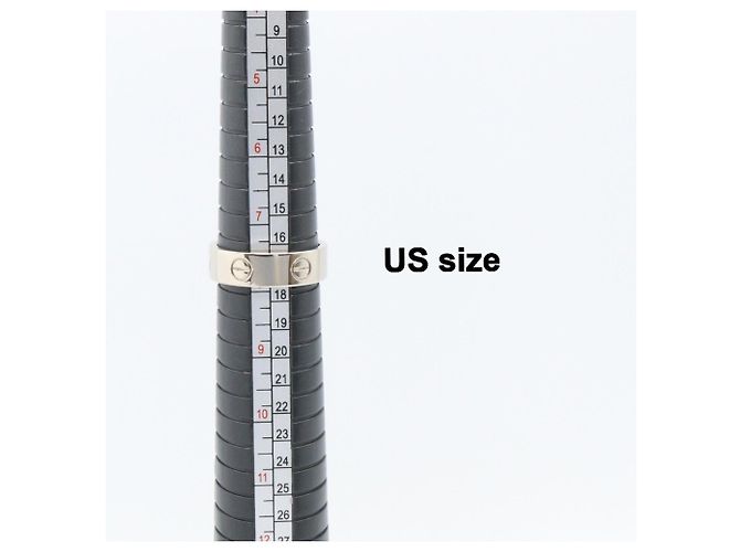 Cartier Love Ring aus 18K Weißgold Silber - Ansicht 5