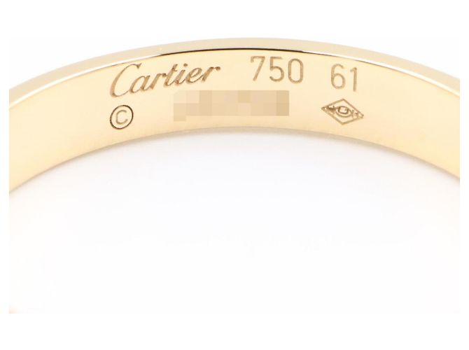 Anello Cartier Mini Love in oro giallo 18K D'oro - vista 3