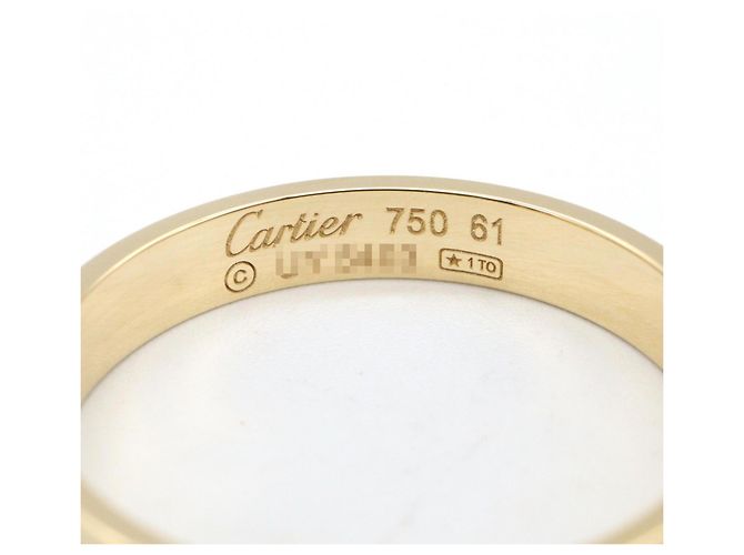 Anello Mini Love di Cartier in oro giallo 18K D'oro - vista 3