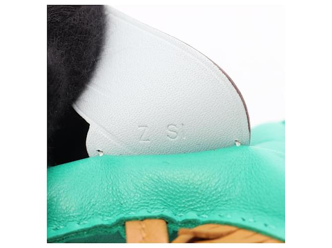 Hermès Charm Hermes Rodeo Pegasus PM Marrone Blu Verde - vista 4