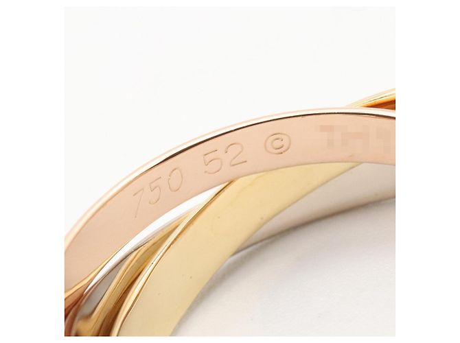Anillo Trinity de Cartier Plata Dorado - vista 3
