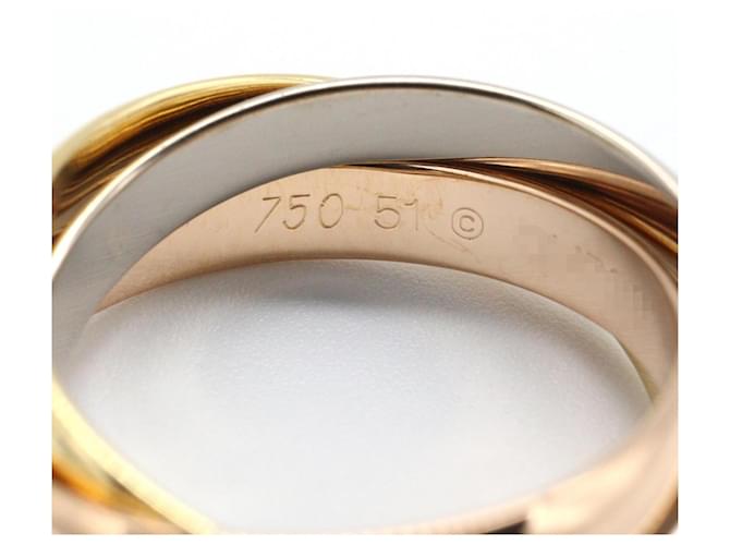 Cartier Trinity Ring Classic Silber Golden - Ansicht 3