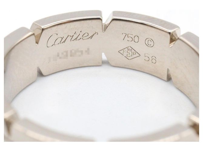 Anello Cartier Tank Française SM Argento - vista 4