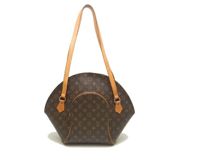 Borsa a tracolla Louis Vuitton Monogram Ellipse Marrone - vista 2