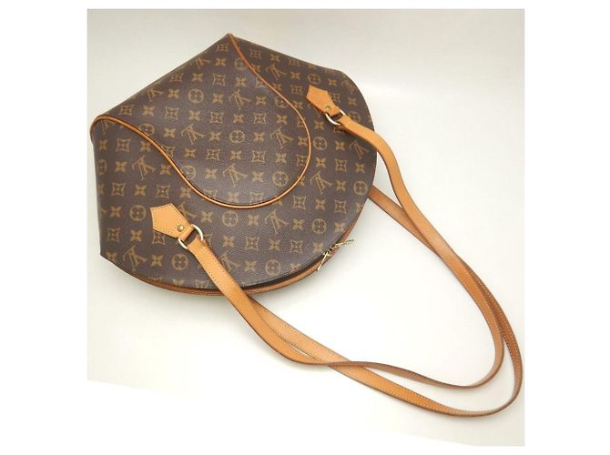 Borsa a tracolla Louis Vuitton Monogram Ellipse Marrone - vista 3