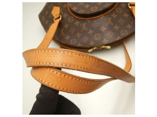 Borsa a tracolla Louis Vuitton Monogram Ellipse Marrone - vista 8