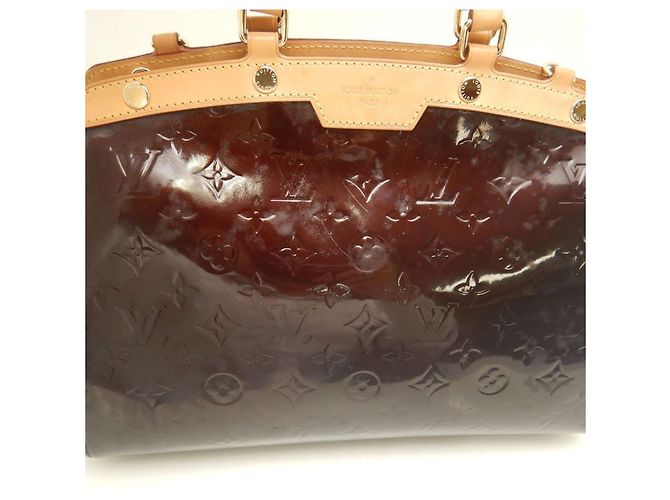 Borsa Louis Vuitton Monogram Vernis Blair MM Bordò - vista 10