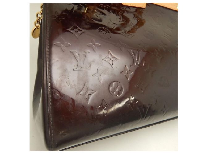 Borsa Louis Vuitton Monogram Vernis Blair MM Bordò - vista 11