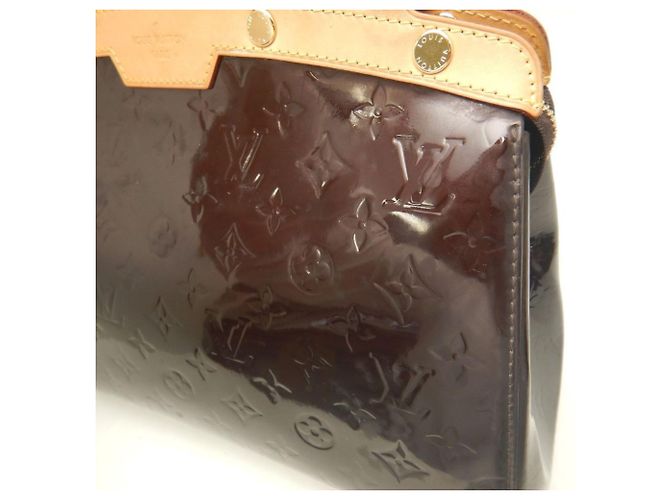 Borsa Louis Vuitton Monogram Vernis Blair MM Bordò - vista 12
