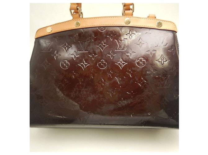Borsa Louis Vuitton Monogram Vernis Blair MM Bordò - vista 14