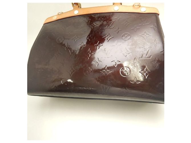 Borsa Louis Vuitton Monogram Vernis Blair MM Bordò - vista 15