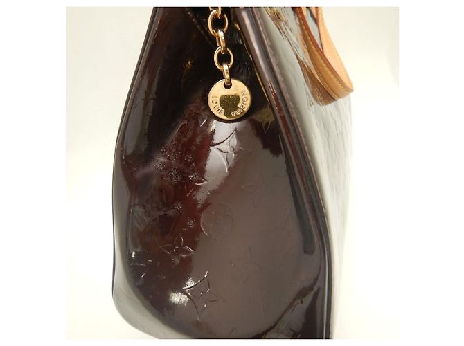 Borsa Louis Vuitton Monogram Vernis Blair MM Bordò - vista 17