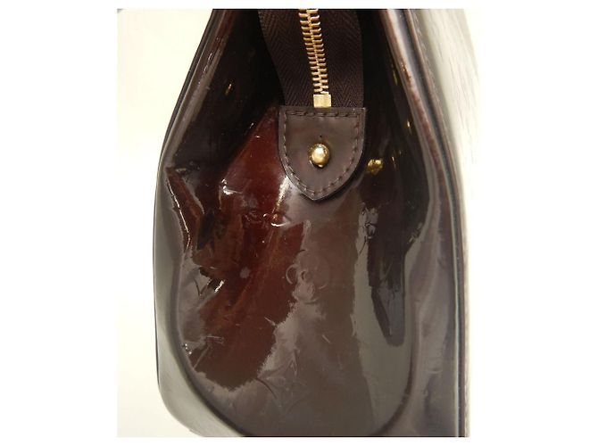 Borsa Louis Vuitton Monogram Vernis Blair MM Bordò - vista 18
