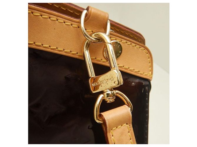 Borsa Louis Vuitton Monogram Vernis Blair MM Bordò - vista 19