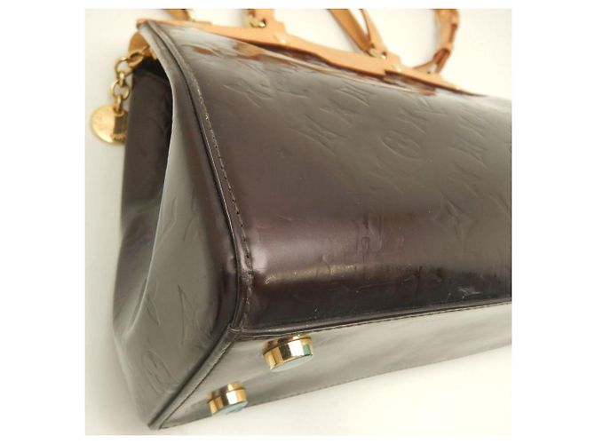 Borsa Louis Vuitton Monogram Vernis Blair MM Bordò - vista 20