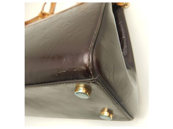 Borsa Louis Vuitton Monogram Vernis Blair MM Bordò - vista 23