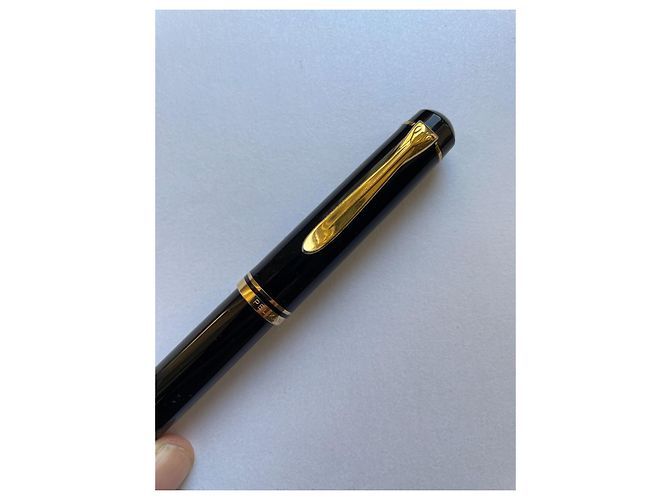 Autre Marque Stylo Plume Pelikan M200 Old Style W-Germany Noir Doré - vue 2