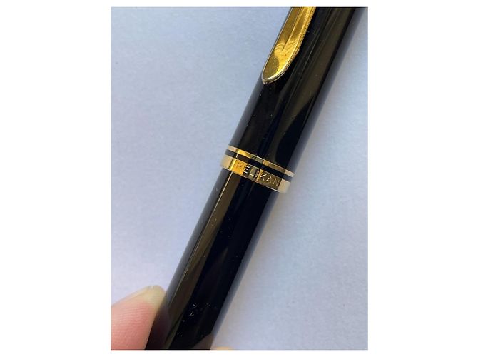Autre Marque Stylo Plume Pelikan M200 Old Style W-Germany Noir Doré - vue 3