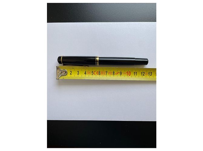 Autre Marque Stylo Plume Pelikan M200 Old Style W-Germany Noir Doré - vue 8