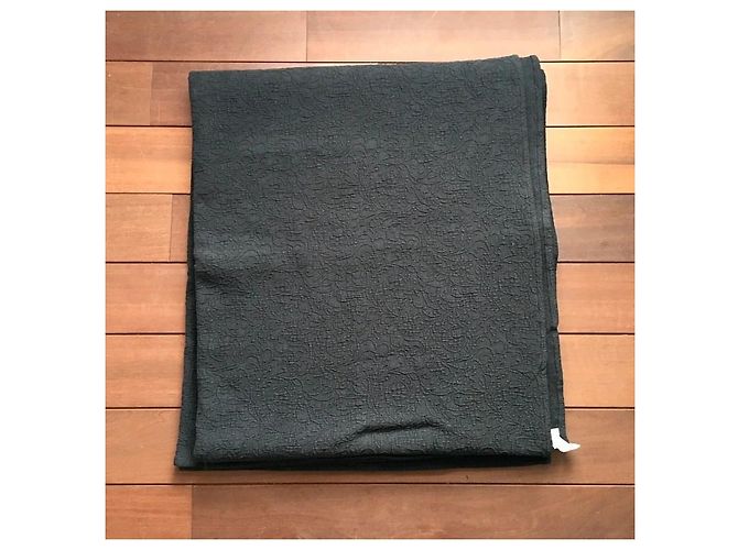 Maison Charvet Métis Black Bedspread (235 x 265 cm) - view 3