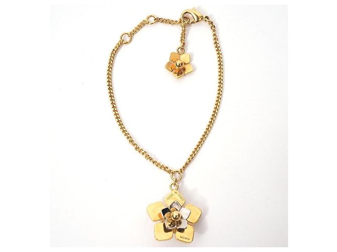 Bracciale Fendi Flower Charm D'oro - vista 2