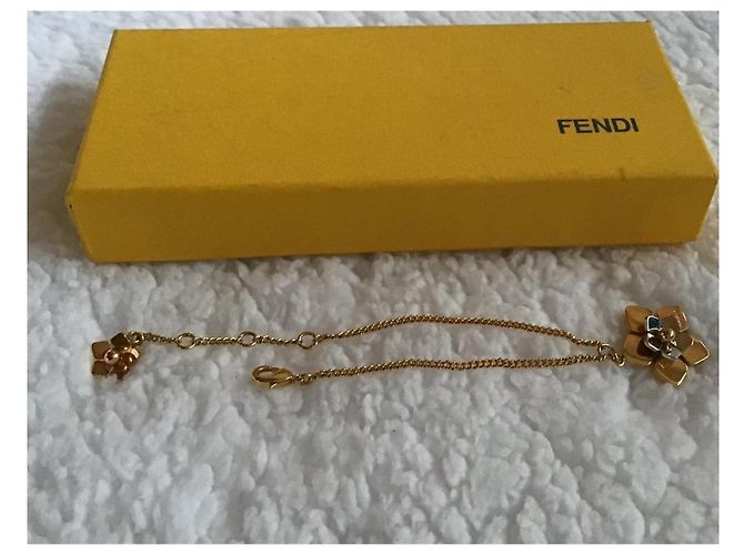 Bracciale Fendi Flower Charm D'oro - vista 6