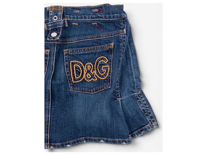 Minifalda vaquera Dolce & Gabbana de los años 2000 Azul - vista 4