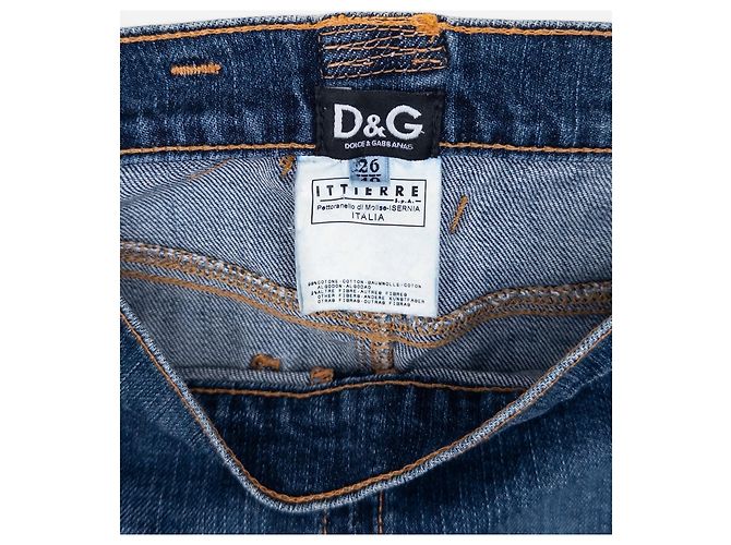 Minifalda vaquera Dolce & Gabbana de los años 2000 Azul - vista 5