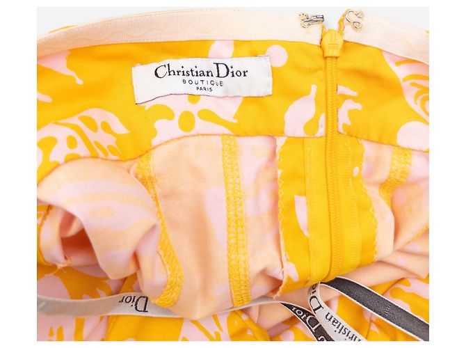 Dior by Galliano SS04 'Surf' Print Bondage Spitzen-Korsett-Minikleid - Ansicht 8